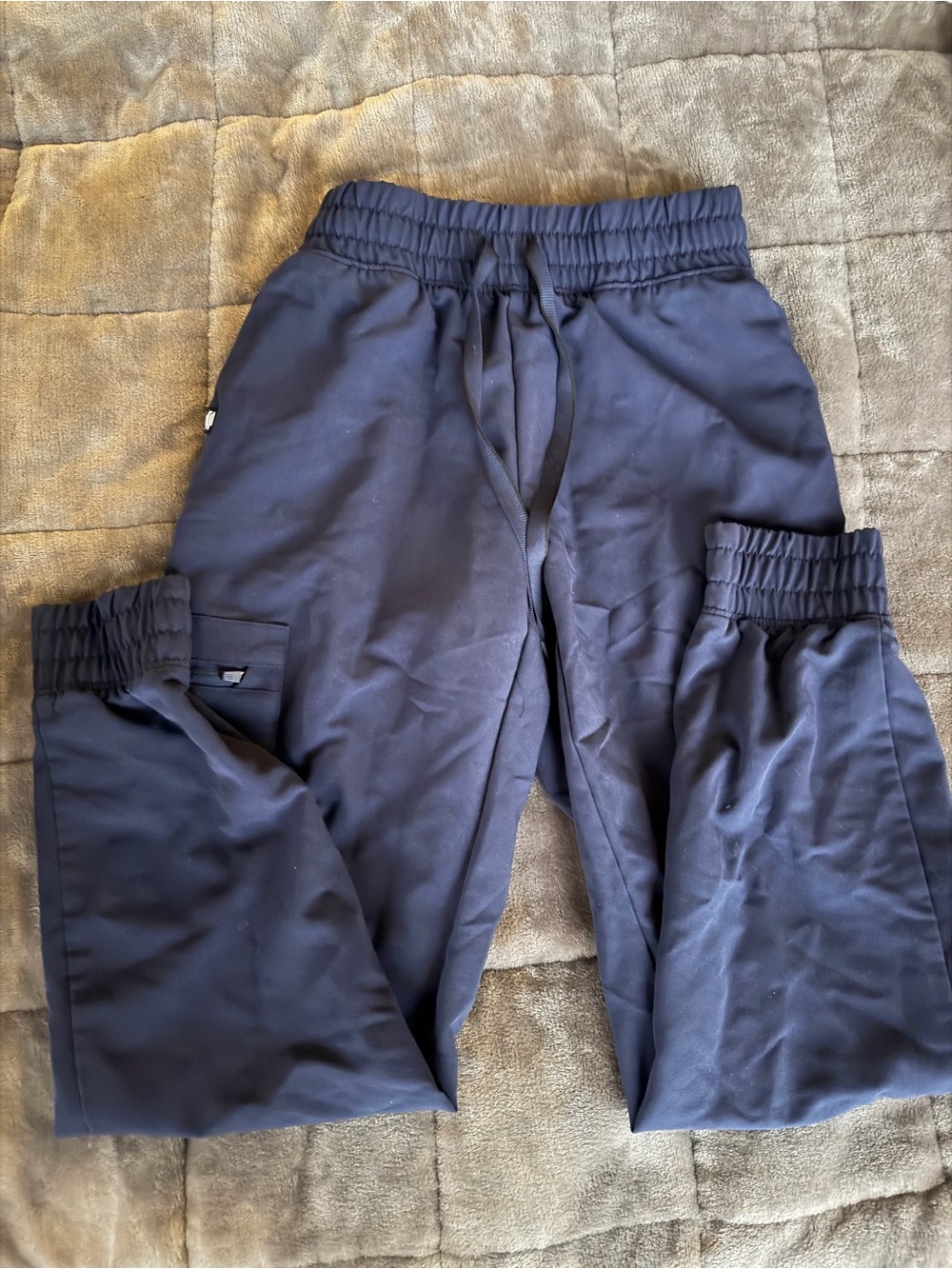 Jannuu Women Scrubs Navy Jogger Pants XXS